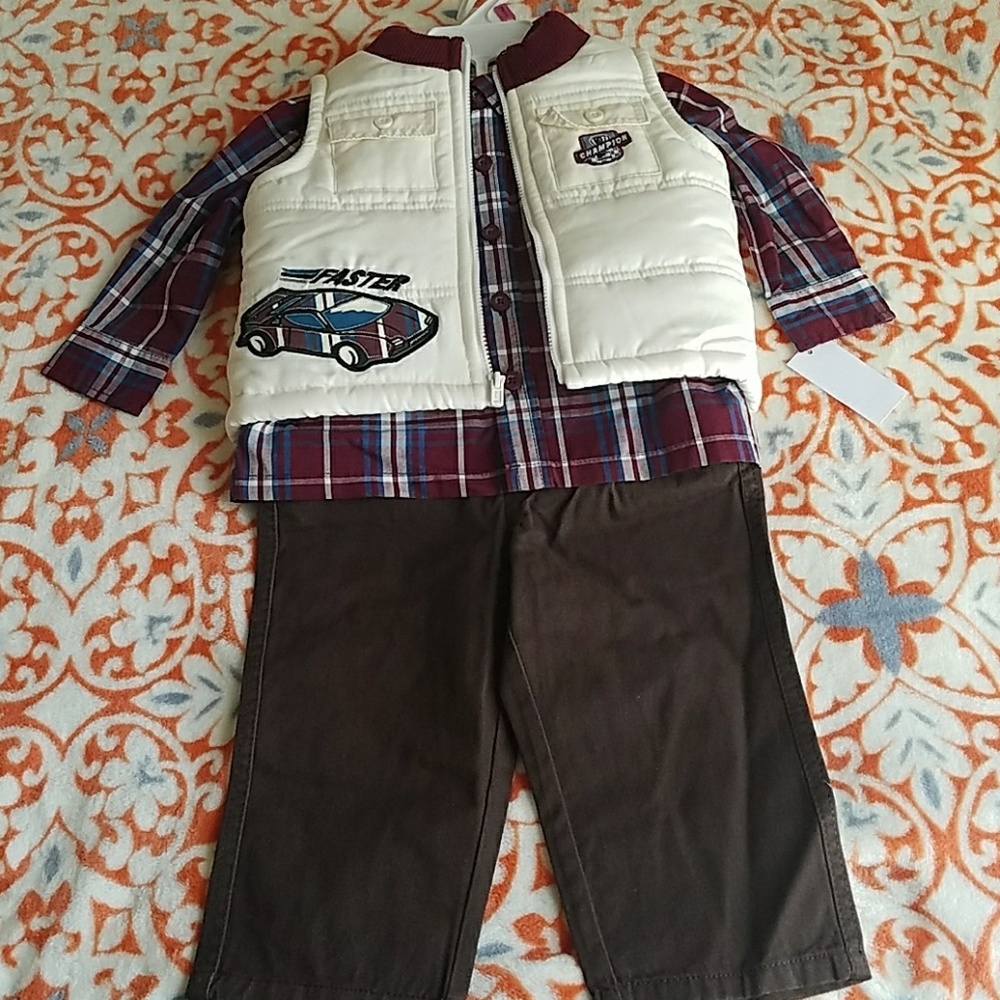 Wonderkids Boys 3 Piece set 12 months